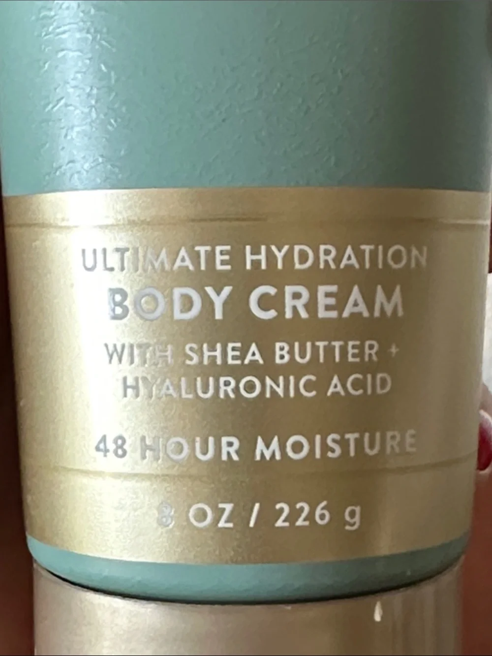 Bath & Body Works Eucalyptus Body Cream - Mint Green & Gold